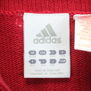Womens ADIDAS 00s Knit Sweatshirt Red | XS