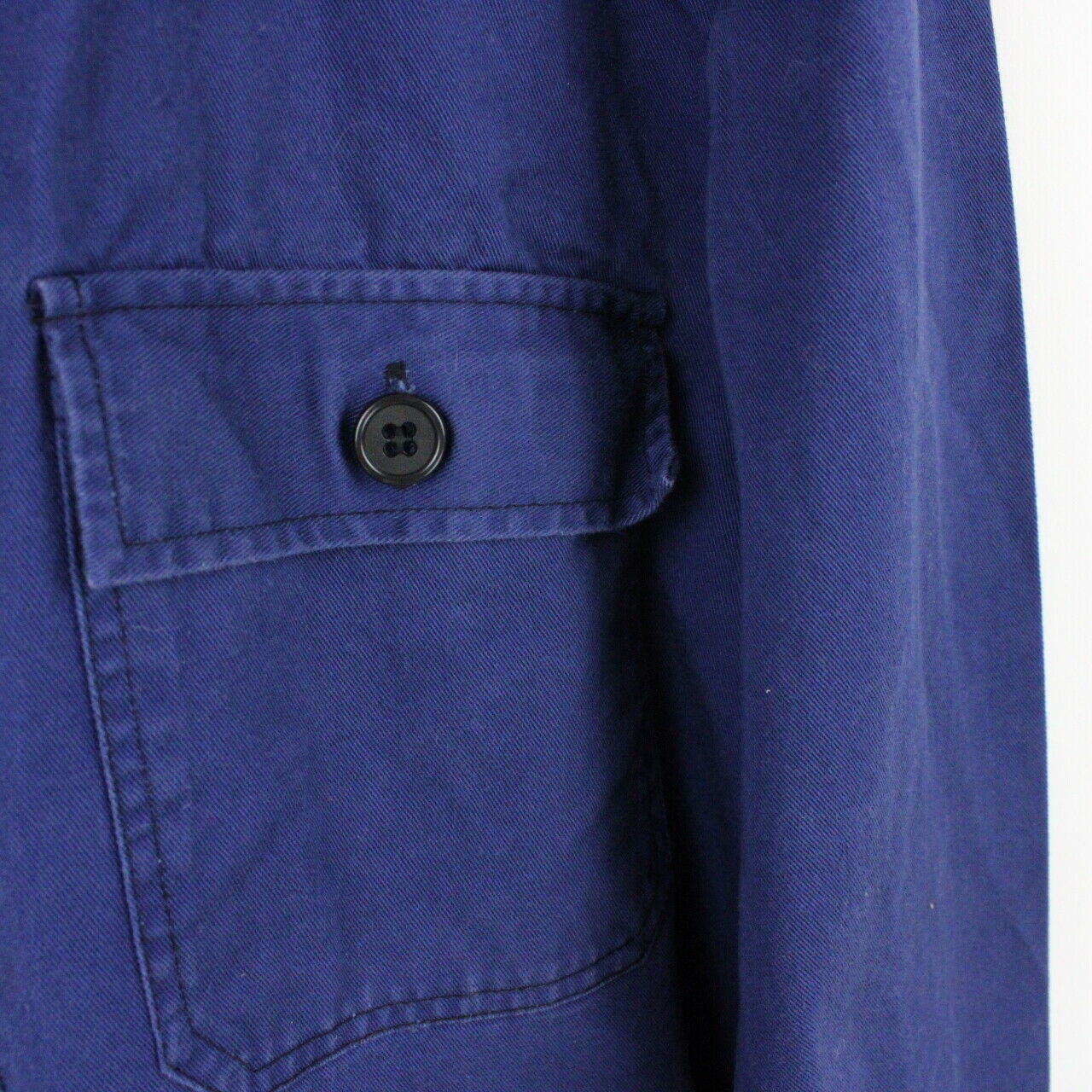 Mens Worker Chore Jacket Navy Blue | XS