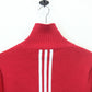 Womens ADIDAS 00s Knit Sweatshirt Red | XS