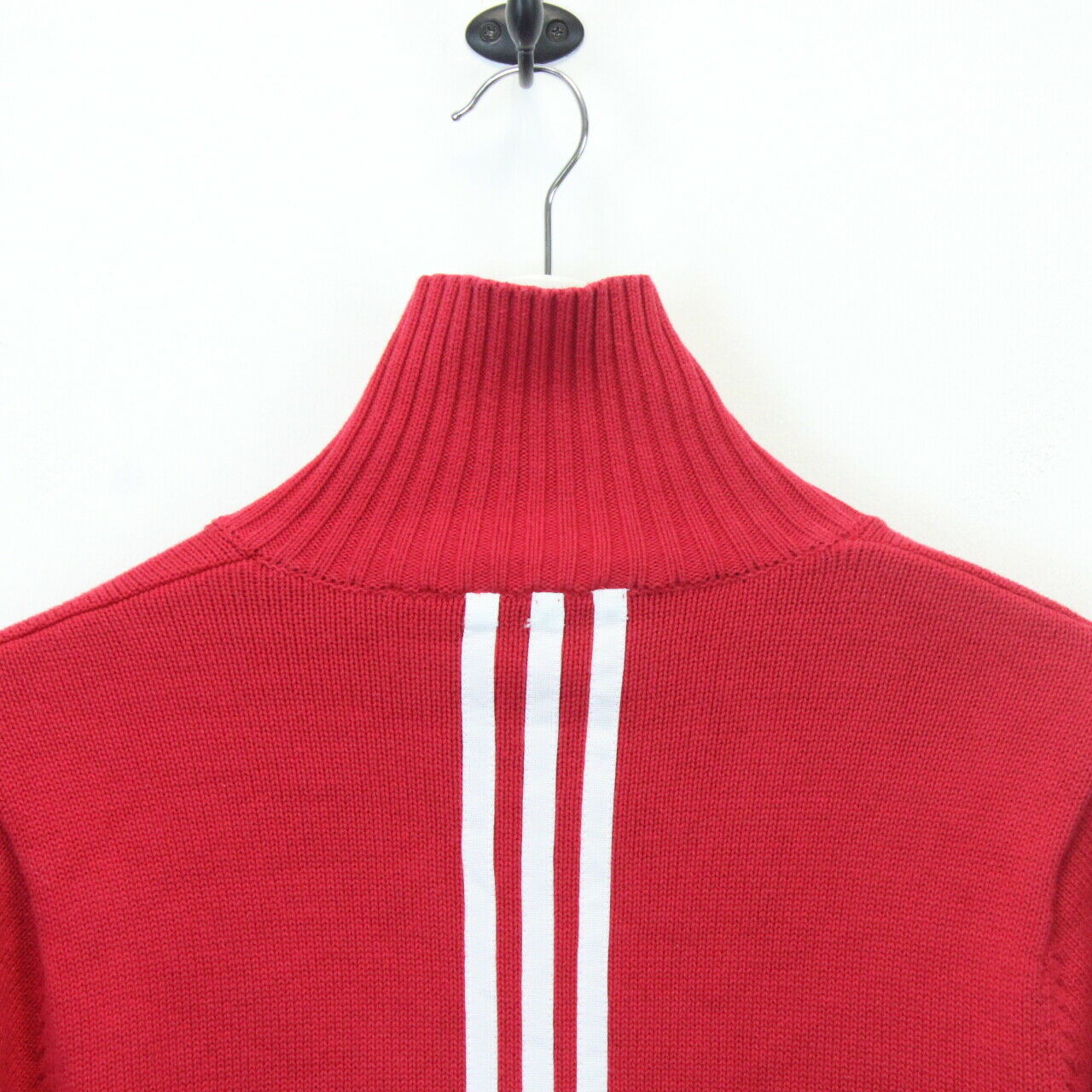 Womens ADIDAS 00s Knit Sweatshirt Red | XS