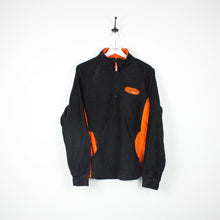 Load image into Gallery viewer, Womens Vintage HARLEY DAVIDSON 1/4 Zip Fleece Black | XL

