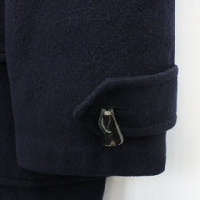 Load image into Gallery viewer, BURBERRYS 90s Wool Duffle Coat Navy Blue | Large
