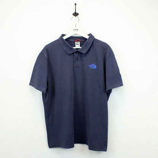 THE NORTH FACE Polo Shirt Navy Blue | XL