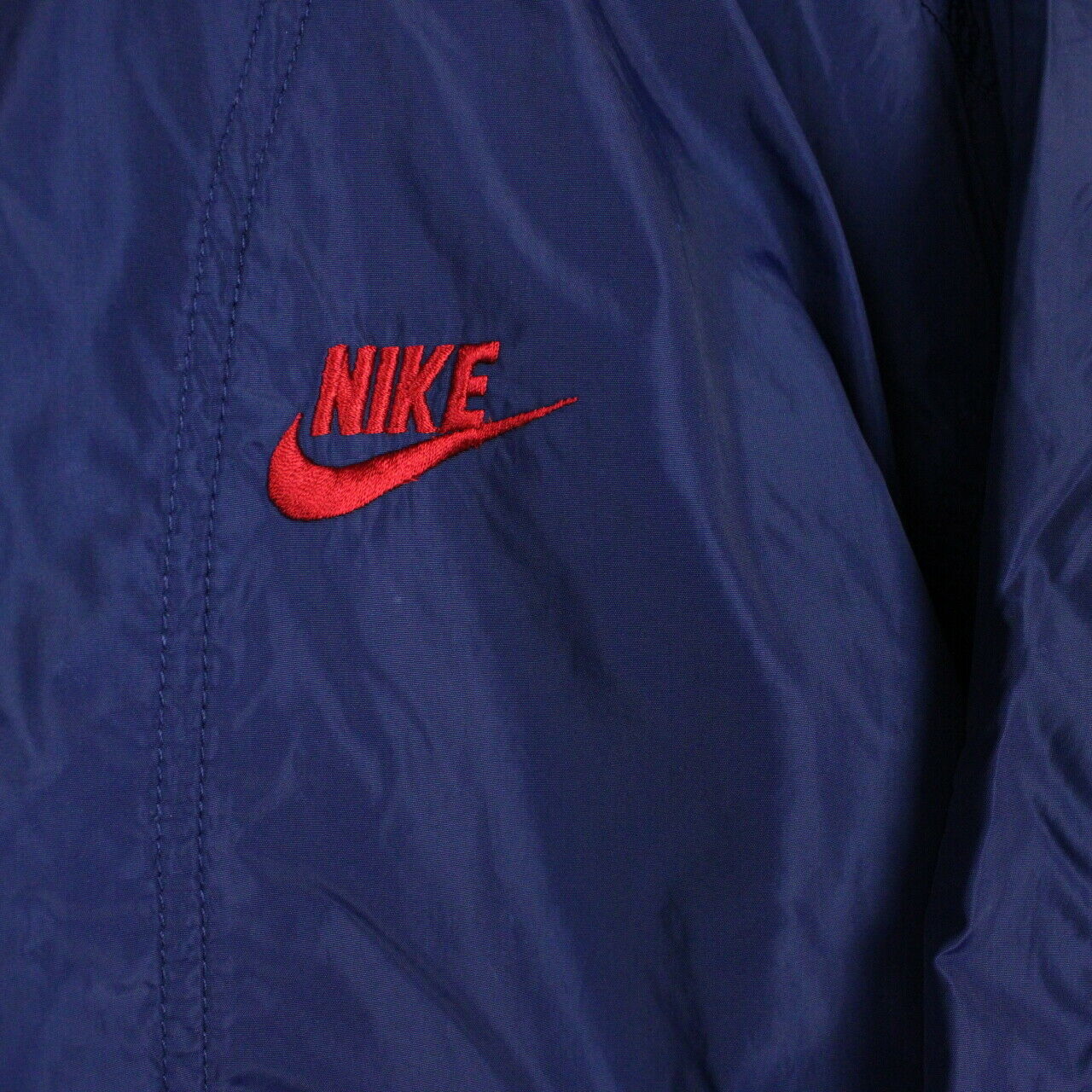 Vintage 90s NIKE Track Top Jacket Navy Blue | Medium