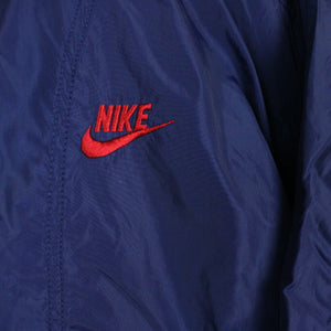 Vintage 90s NIKE Track Top Jacket Navy Blue | Medium
