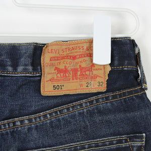 Womens LEVIS 501 Jeans Dark Blue | W28 L32