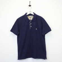 Load image into Gallery viewer, BURBERRY Polo Shirt Navy Blue | Large
