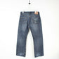 Mens LEVIS 501 Jeans Dark Blue | W33 L32