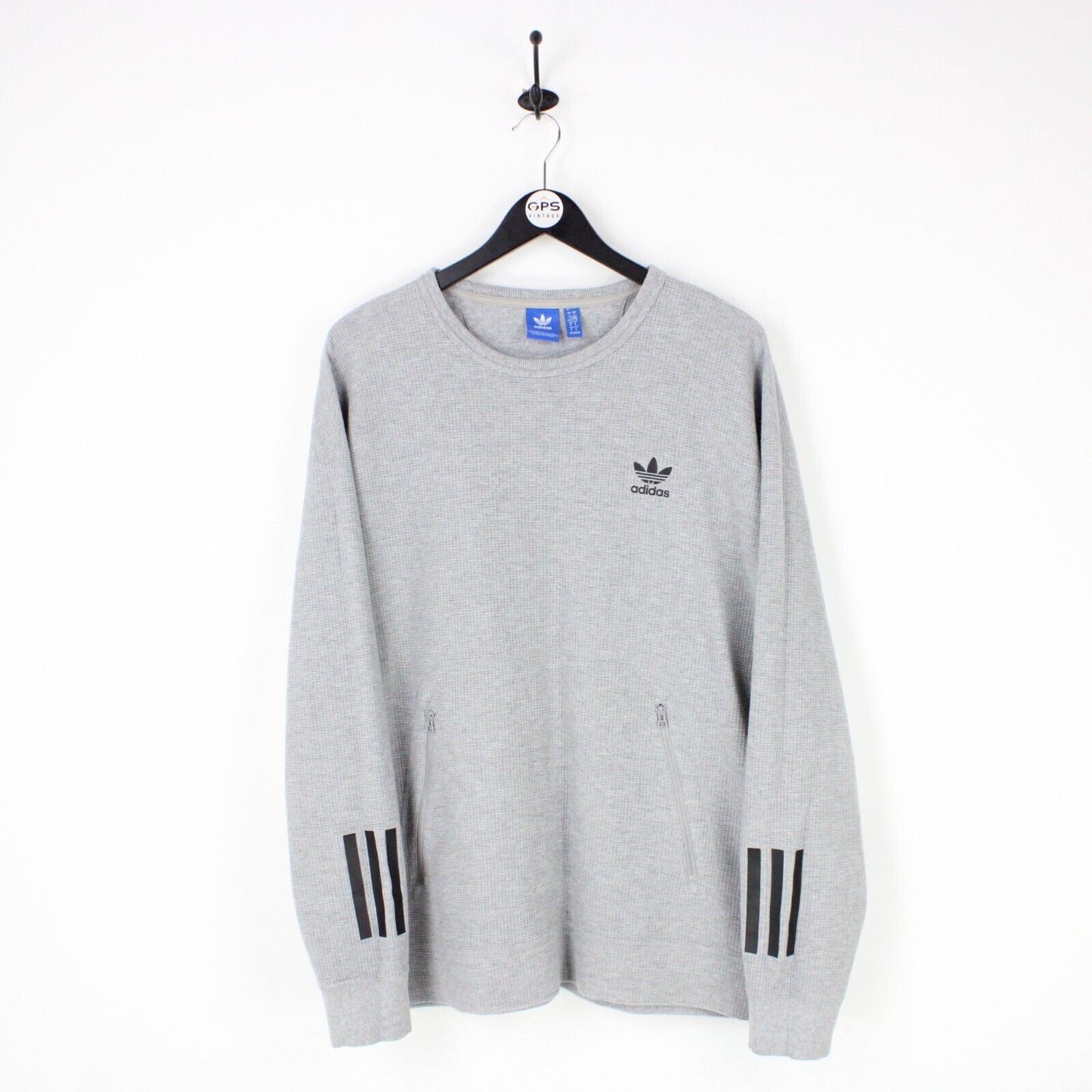 Mens ADIDAS ORIGINALS Sweatshirt Grey | Large