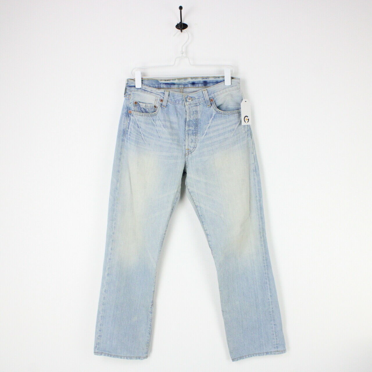 Mens Vintage LEVIS 501 Jeans Light Blue | W30 L30