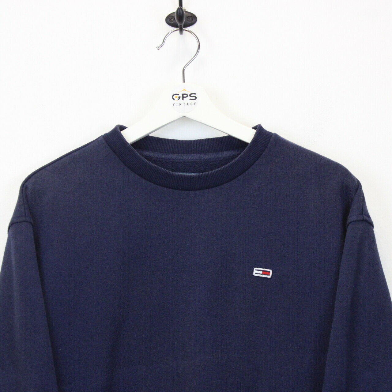 TOMMY HILFIGER Sweatshirt Navy Blue | Small