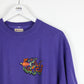 Vintage 90s FIORUCCI T-Shirt Purple | Large