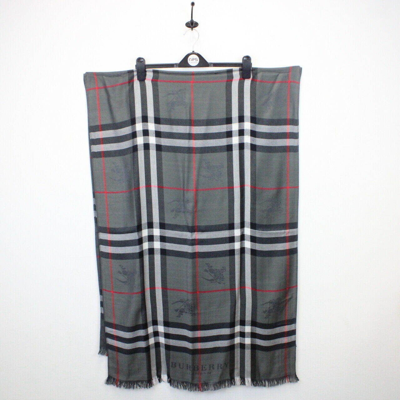 Womens BURBERRY Nova Check Scarf | Grey