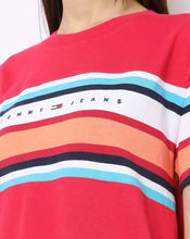 Load image into Gallery viewer, Womens TOMMY HILFIGER T-Shirt Dress Pink | XL
