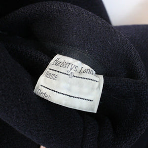 BURBERRYS 90s Wool Duffle Coat Navy Blue | XL
