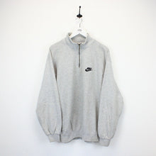 NIKE 90s 1/4 Zip Sweatshirt Grey | Large – GPS Vintage