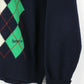 Vintage 90s BURBERRY Knit Sweatshirt Navy | Large