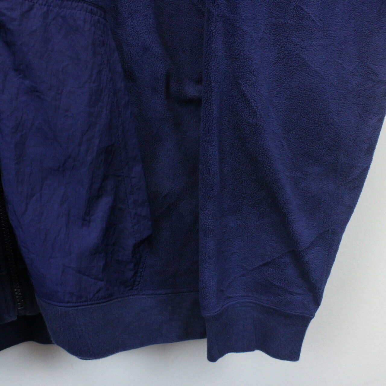 NIKE Fleece Jacket Navy Blue | XL