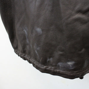 BURBERRYS 90s Leather Jacket Brown | Large