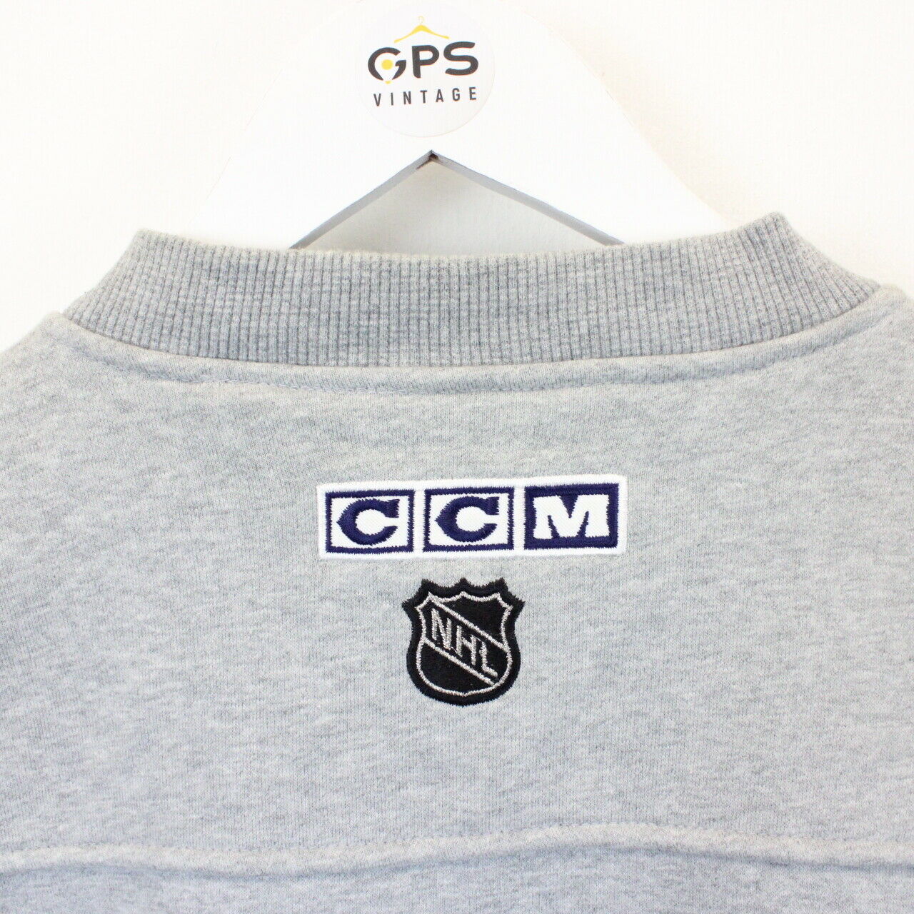 NHL New York RANGERS Sweatshirt Grey | Medium