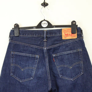 Womens LEVIS 501 Jeans Dark Blue | W32 L26