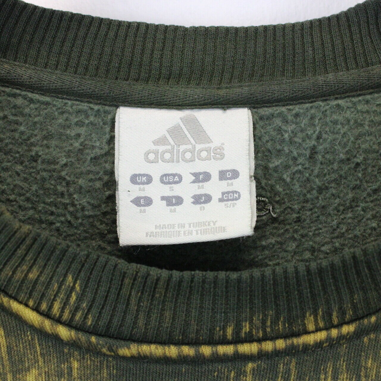 ADIDAS Sweatshirt Green | Medium