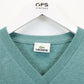 LACOSTE 00s Knit Vest Green | Medium