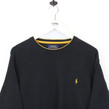 Load image into Gallery viewer, RALPH LAUREN Knit Sweatshirt Black | Medium

