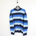 LACOSTE Knit Sweatshirt Blue | XL