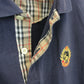 BURBERRYS 90s Polo Shirt Navy Blue | Medium