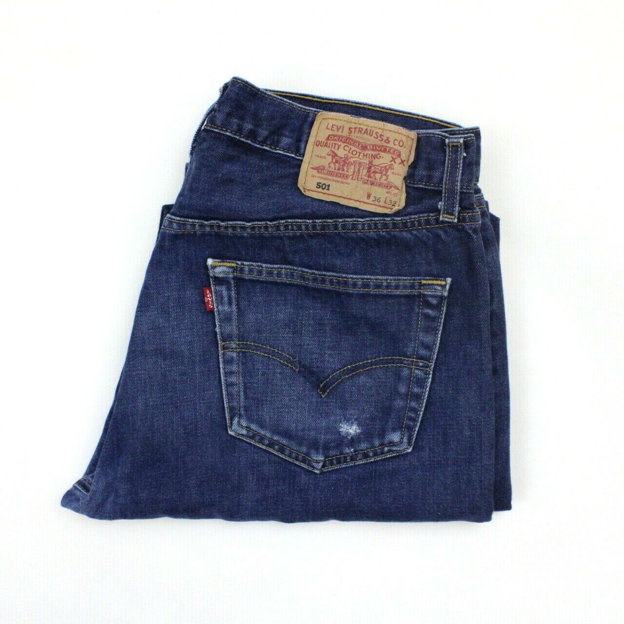Levis 501 Jeans Dark Blue | W36 L32 – Gps Vintage