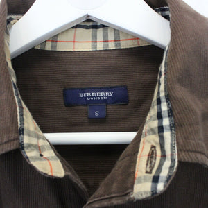 BURBERRY Corduroy Shirt Brown | Small