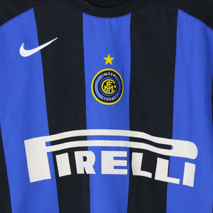 Mens NIKE INTER MILAN 2005 Home Shirt Blue | Large