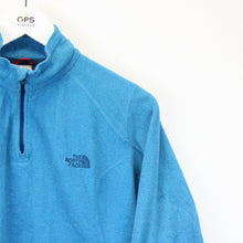 Load image into Gallery viewer, Womens THE NORTH FACE 1/4 Zip Fleece Blue | Medium
