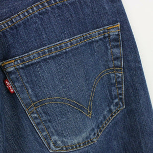 Mens LEVIS 501 Jeans Dark Blue | W34 L28