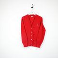 LACOSTE Knit Cardigan Red | Medium