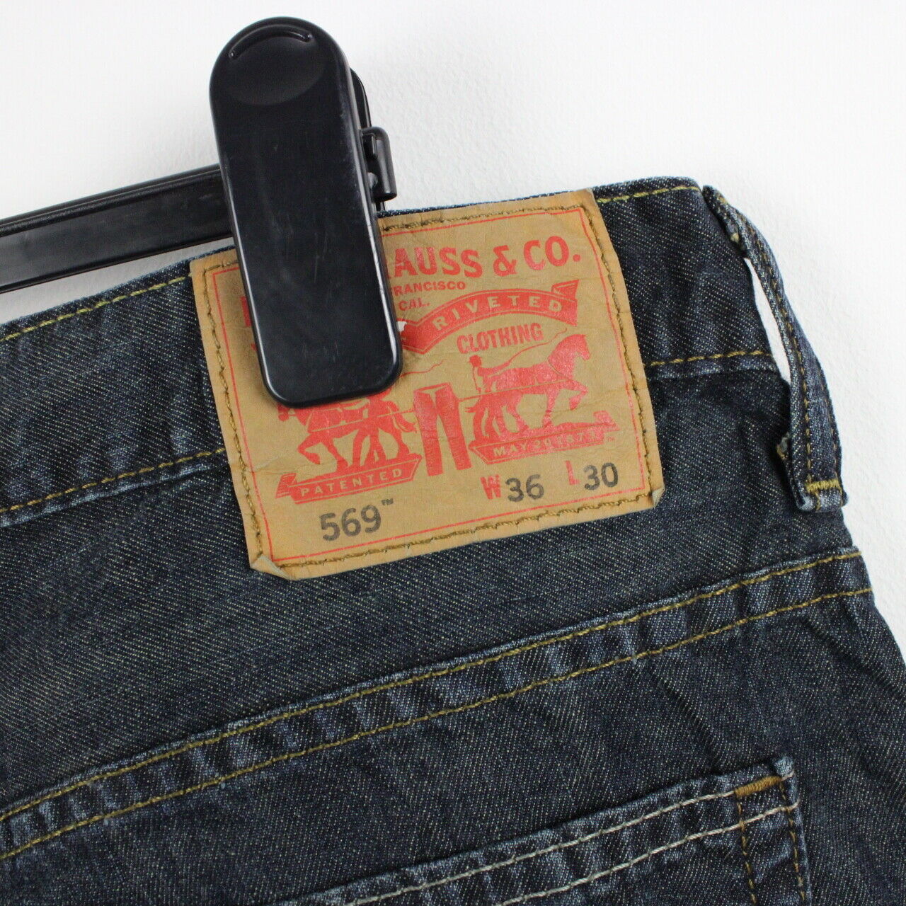 LEVIS 569 Jeans Dark Blue | W38 L30