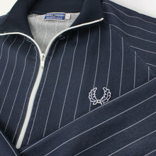 Load image into Gallery viewer, Mens FRED PERRY 90s Track Top Navy Blue | Large
