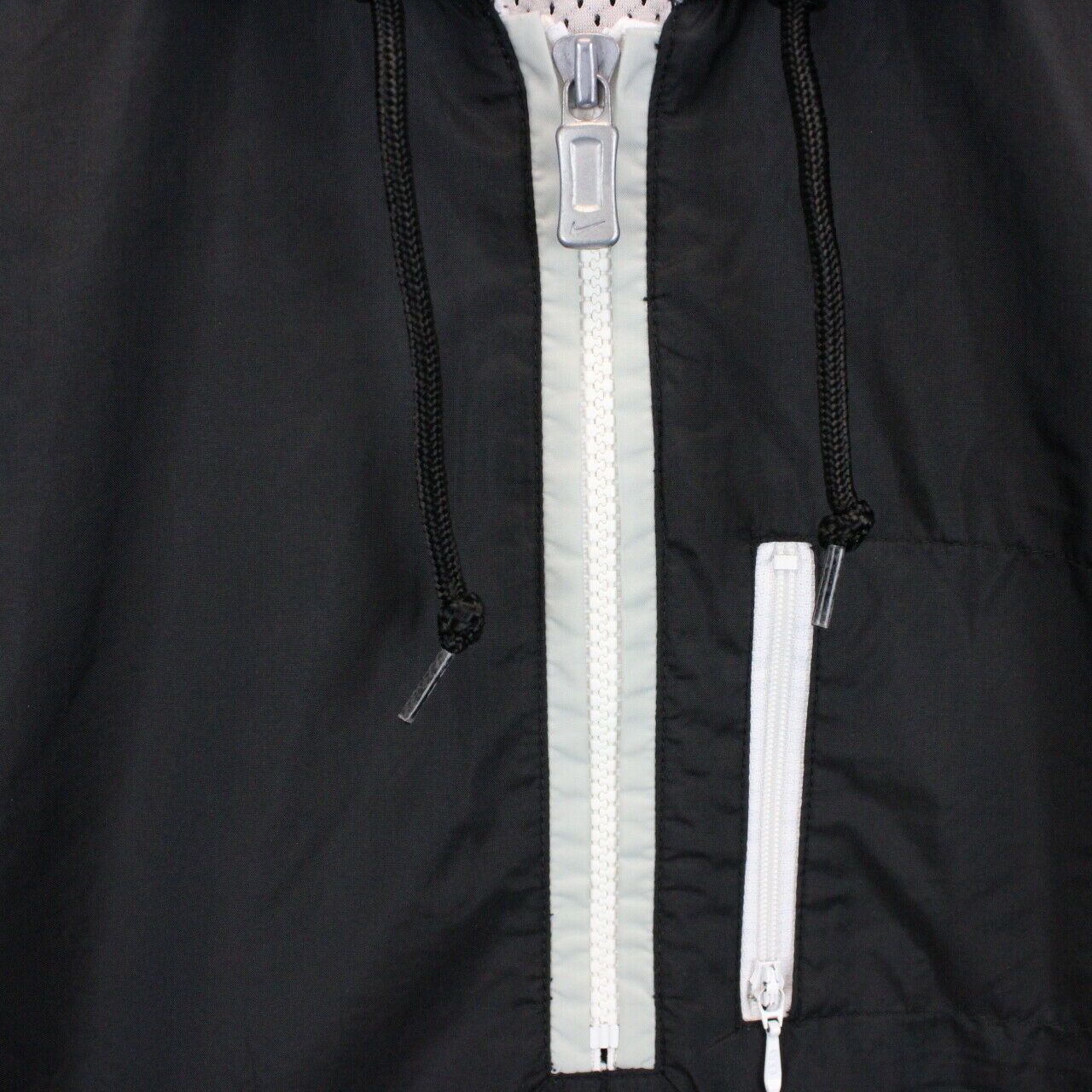 Womens NIKE 1/4 Zip Track Top Jacket Black | Small