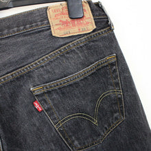 Load image into Gallery viewer, LEVIS 501 Jeans Black Charcoal | W38 L28
