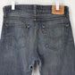 Mens LEVIS 512 Jeans Dark Blue | W36 L36