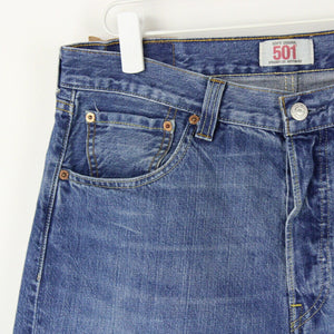 Mens LEVIS 501 Jeans Mid Blue | W34 L34