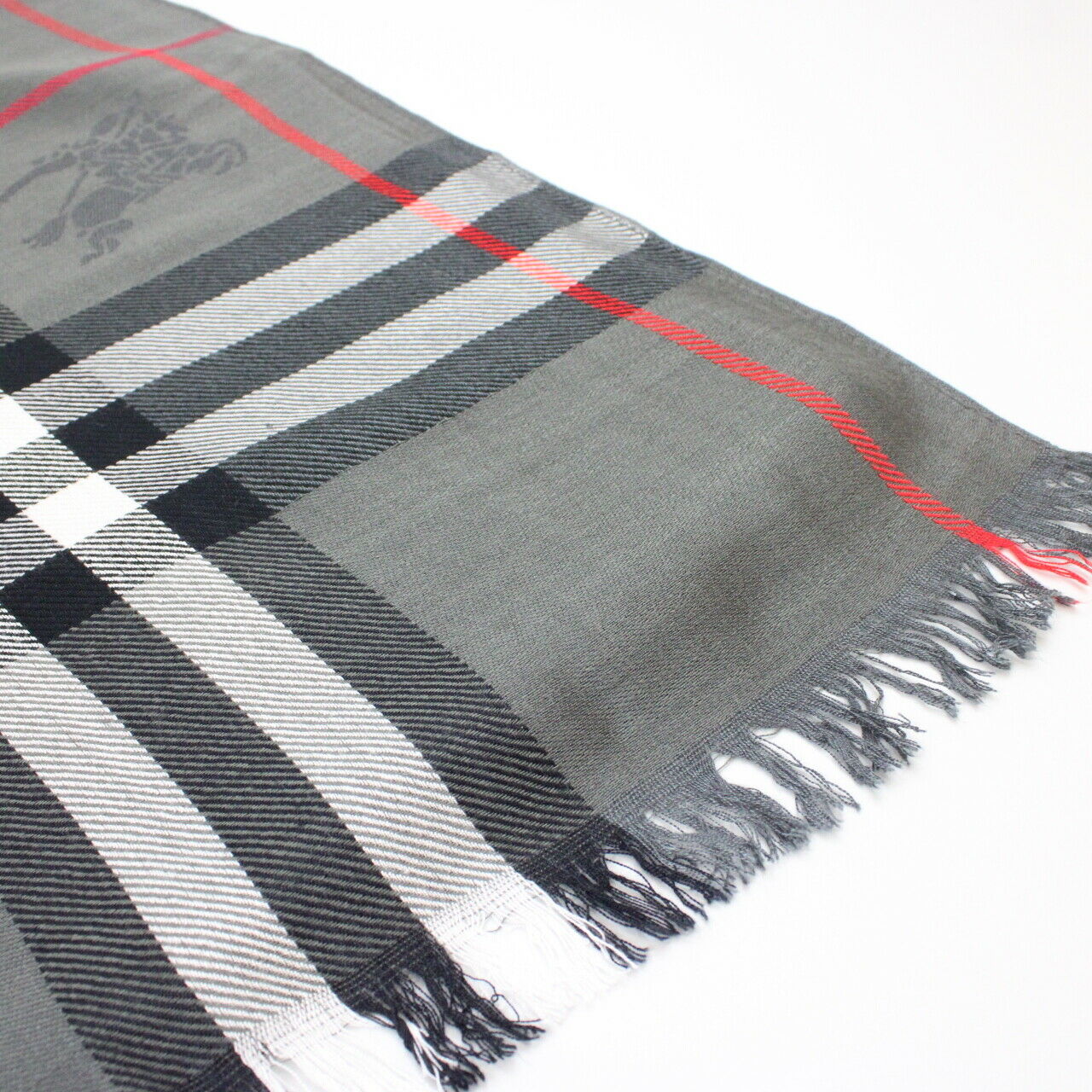 Womens BURBERRY Nova Check Scarf | Grey