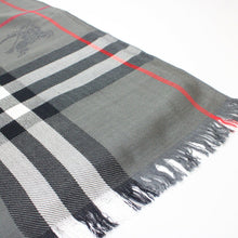 Load image into Gallery viewer, Womens BURBERRY Nova Check Scarf | Grey

