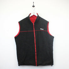 Load image into Gallery viewer, FILA 90s Fleece Gilet Red Black | XXL
