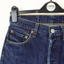 Load image into Gallery viewer, Womens LEVIS 501 Jeans Dark Blue | W29 L32
