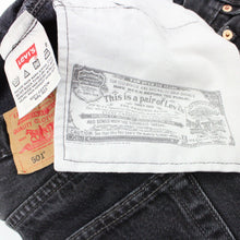 Load image into Gallery viewer, LEVIS 501 Jeans Black Charcoal | W34 L32
