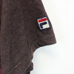 FILA T-Shirt Brown | Large