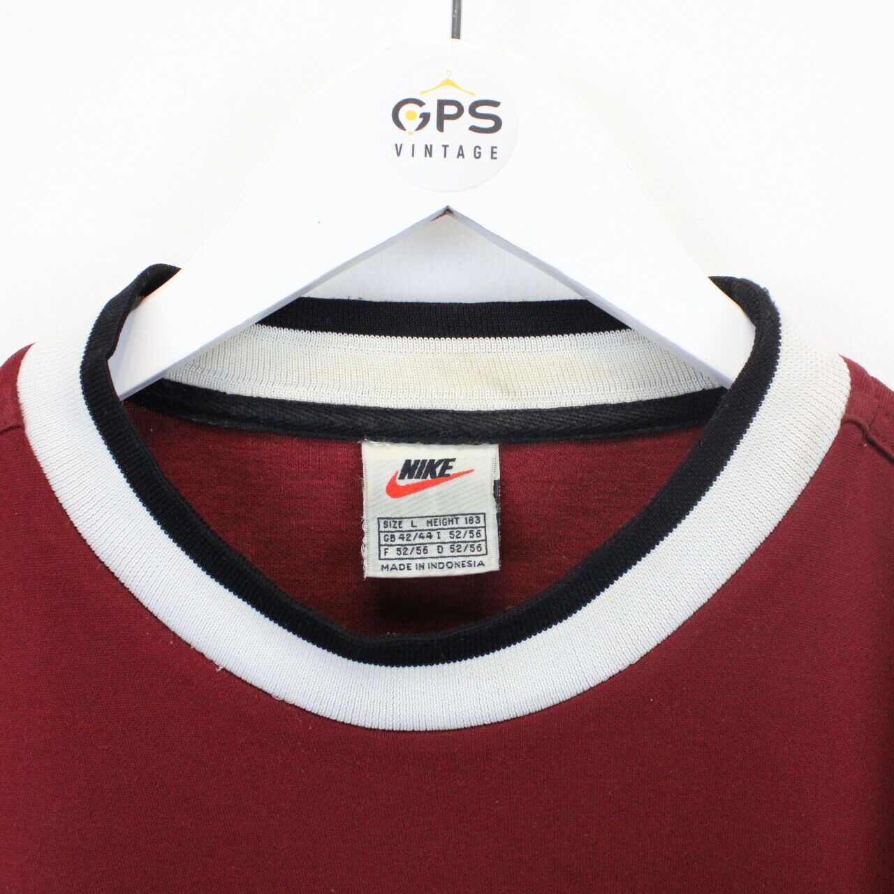 NIKE 90s Sweatshirt Red | Large