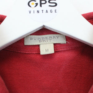 BURBERRY Polo Shirt Red | Medium